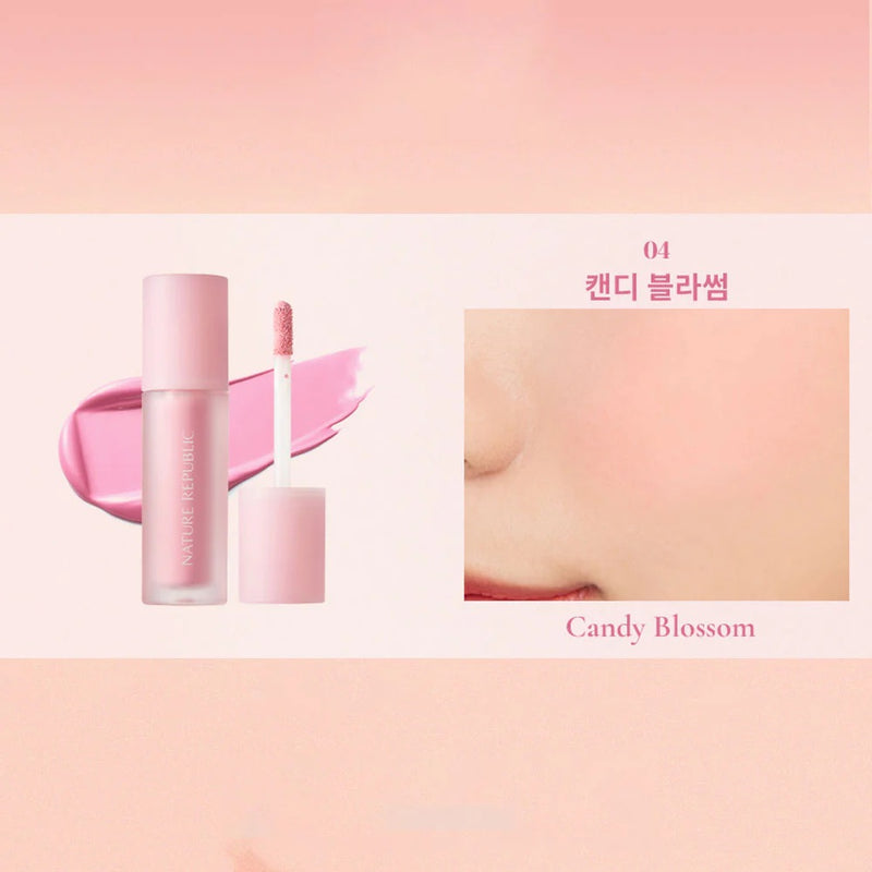 Nature Republic By Flower Liquid Blusher 04 Candy Blossom