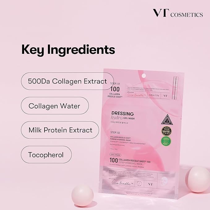 VT Cosmetics Collagen Reedle Shot 100 2-Step Hydrogel Mask