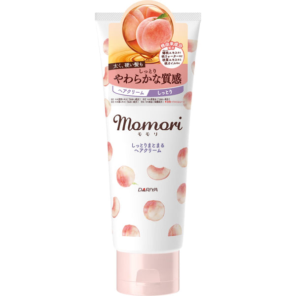 Momori Peach Moist & Cohesive Hair Cream 150g