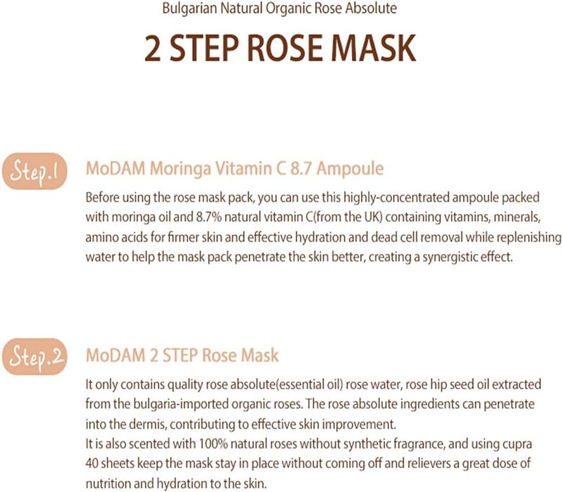 MODAM 2-Steps Rose Absolute Mask 25ml