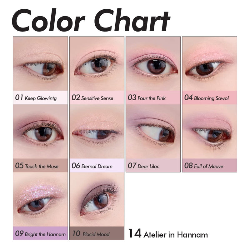CLIO Pro Eye Palette #14 Atelier In Hannam