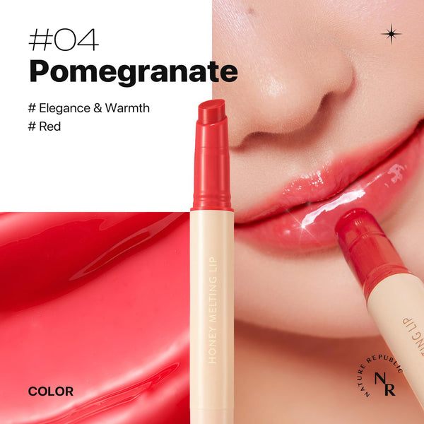 Nature republic Honey Melting Lip #04 Pomegranate 2.7g