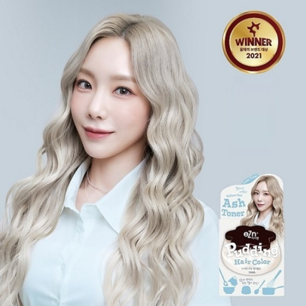 eZn Pudding Hair Color Yellow out ash toner