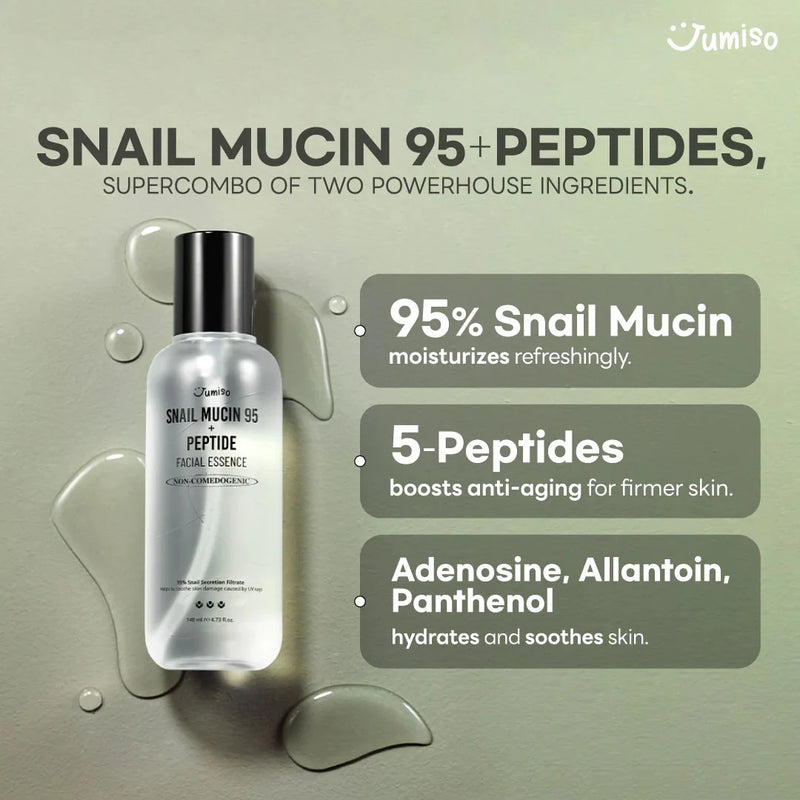 JUMISO - Snail Mucin 95 + Peptide Facial Essence 140ml