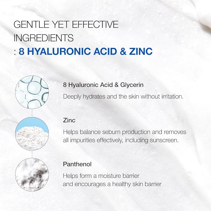 Anua - 8 Hyaluronic Acid Hydrating Gentle Foaming Cleanser