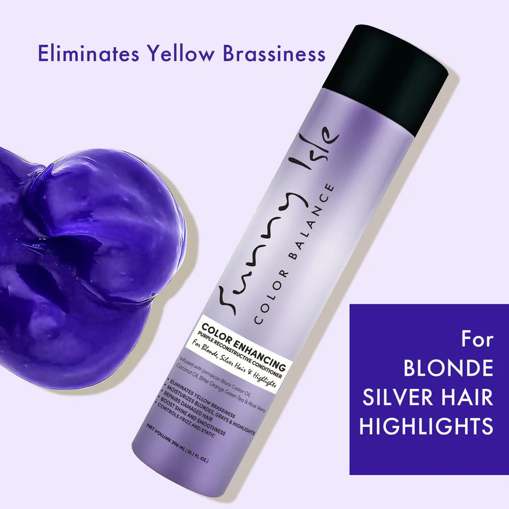 Sunny Isle Color Enhancing Purple Shampoo 10.1oz – Glowy Skin Albania