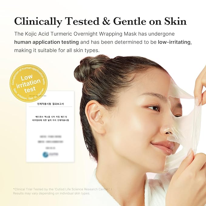 Medicube Kojic Acid Turmeric Overnight Wrapping Mask 75ml – Glowy