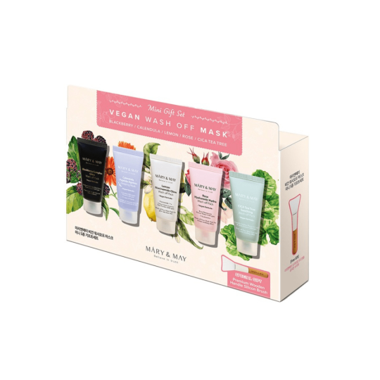 Mary&May Vegan Wash Off Mask Mini Gift Set (30g x5)