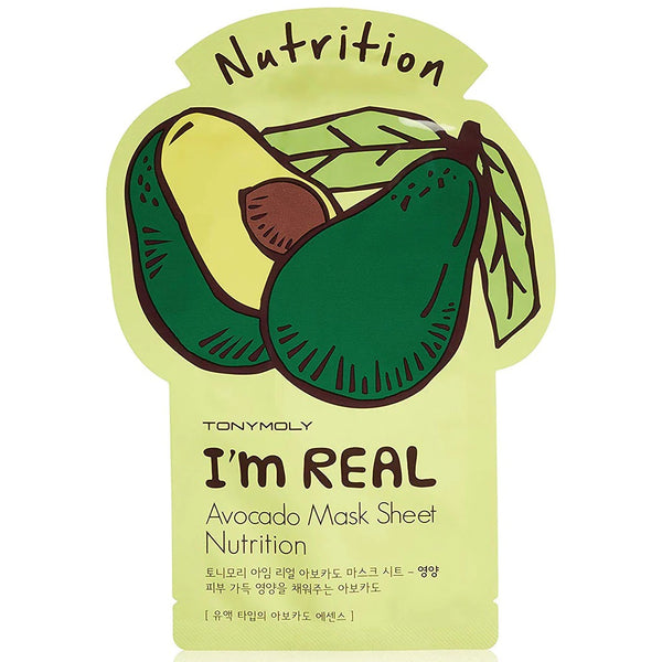 Tonymoly I'm REAL Avocado Mask Sheet Nutrition