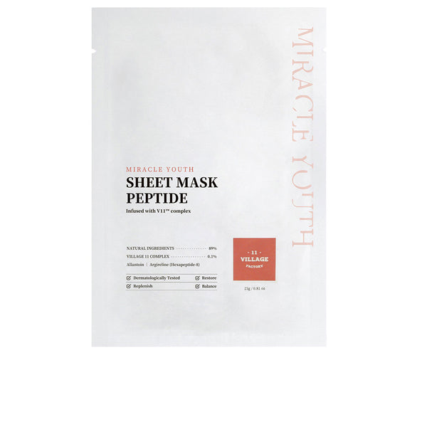 VILLAGE 11 FACTORY MIRACLE YOUTH SHEET MASK PEPTIDE 23g