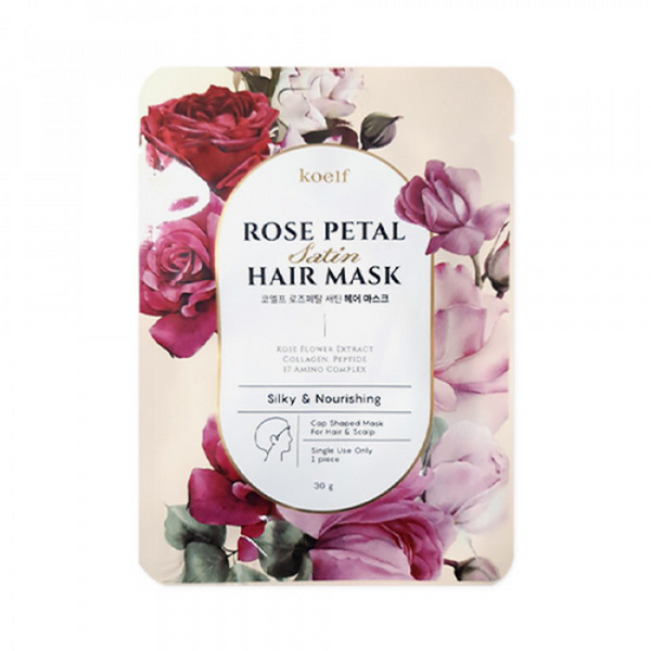 Koelf Rose Petal Satin Hair Mask 1pcs