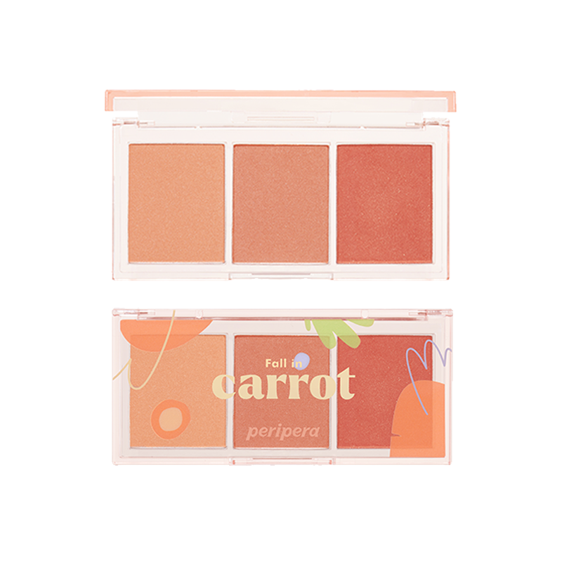 Peripera All Take Mood Cheek Palette 02 Fall in Carrot