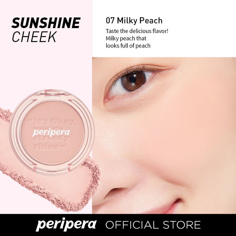 PERIPERA Pure Blushed Sunshine Cheek #07 Milky Peach