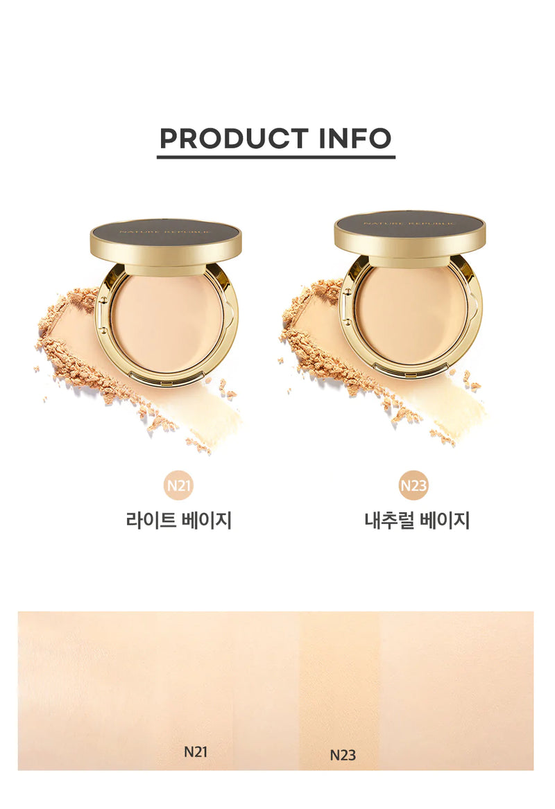 Nature republic Ginseng Ampoule Two Way Cake SPF27 PA++ 10.5gr