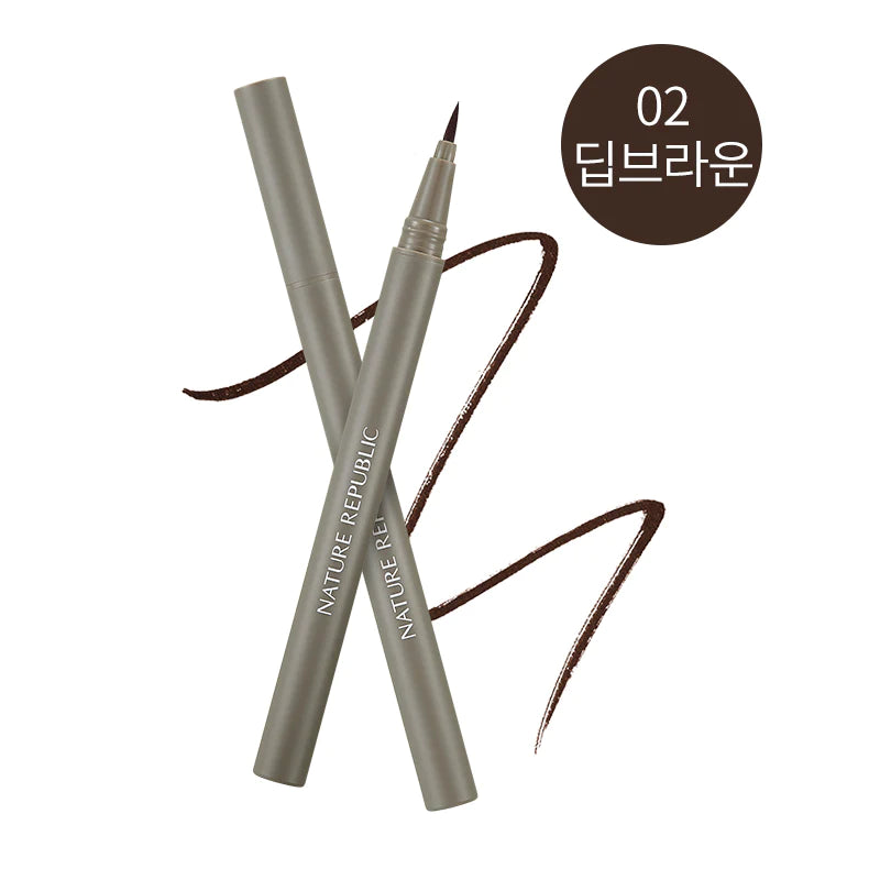 Nature Republic Botenical Smudge Proof Eyeliner 02 Deep Brown 0.5g
