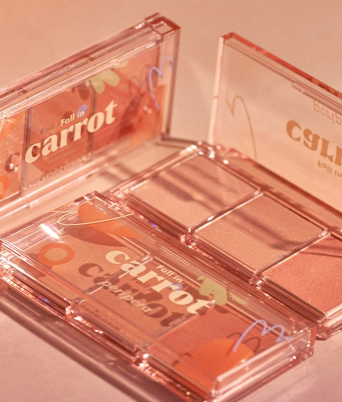 Peripera All Take Mood Cheek Palette 02 Fall in Carrot