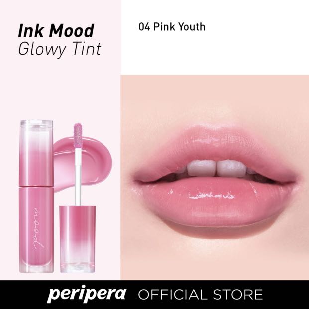 Peripera ink mood glowy tint 04 PINK YOUTH