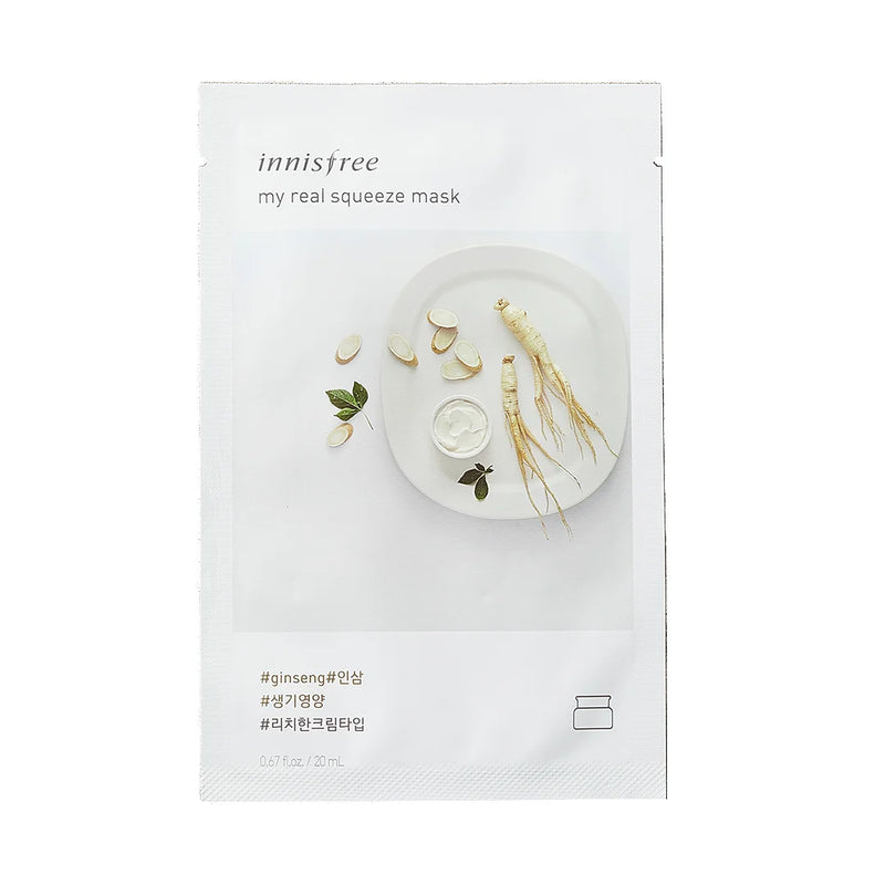 Innisfree  My Real Squeeze Mask EX [Ginseng] 20ml