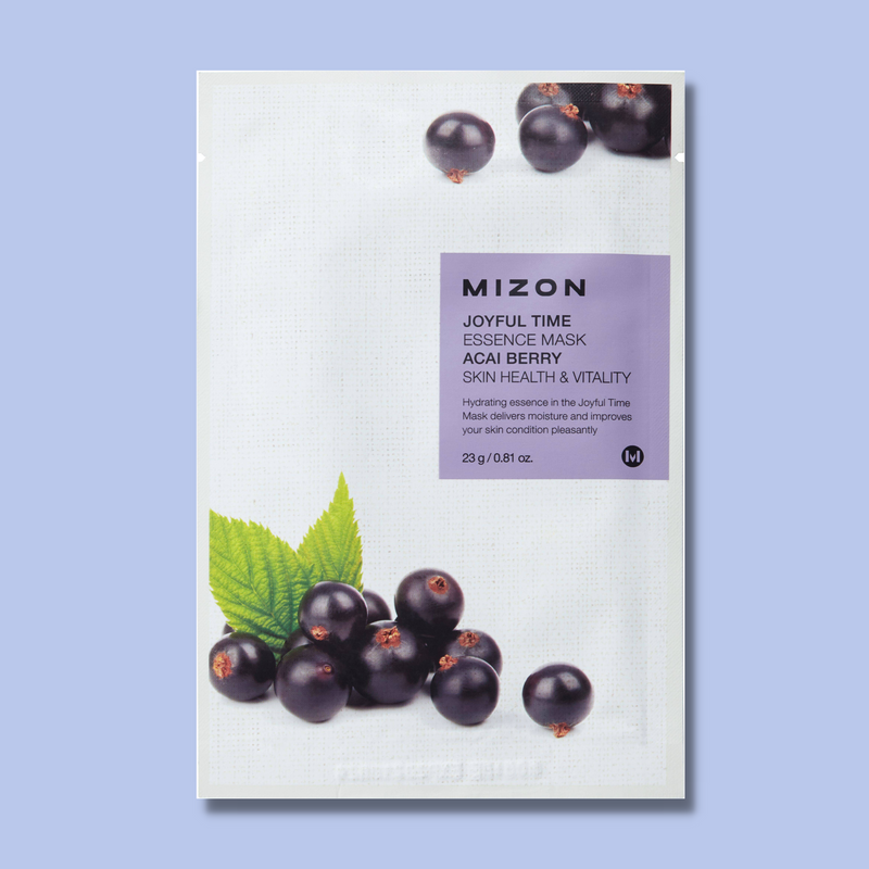 Mizon Joyful Time Essence Mask Acai Berry 20g