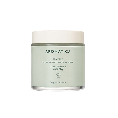 Aromatica Tea tree Pore Purifying Clay Mask 2% Niacinamide + 45% CLAY 120g